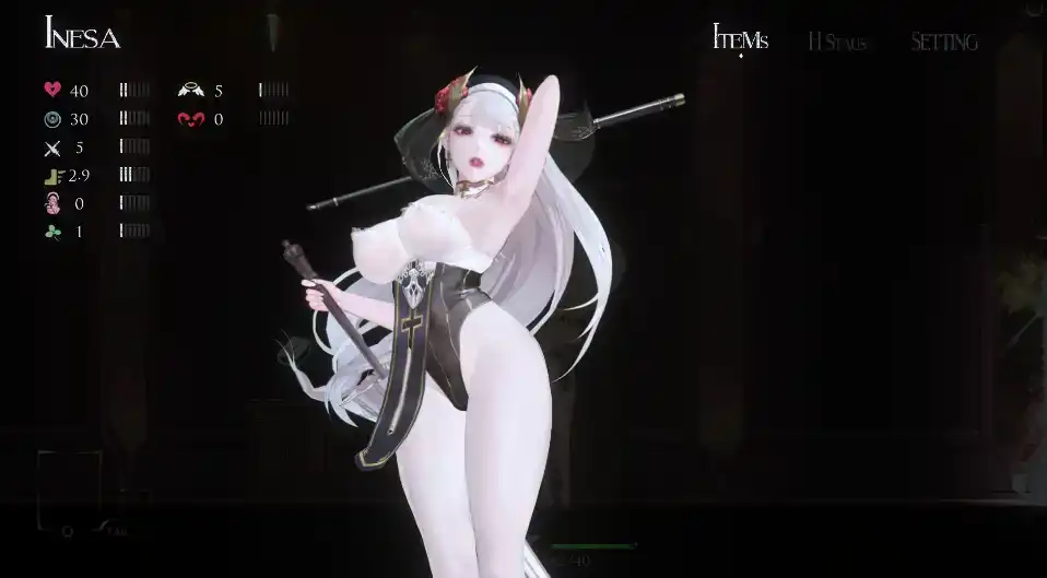 【究极ACT/中文/全动态】 神作预定：棘罪修女-伊妮莎 V0.6.8[12月更新/白丝高跟]【电脑/4G】-七宝社